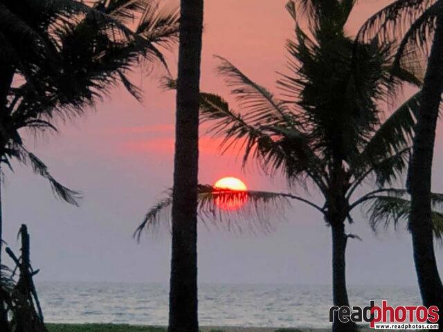 Sunset, mobile capture, Sri Lanka